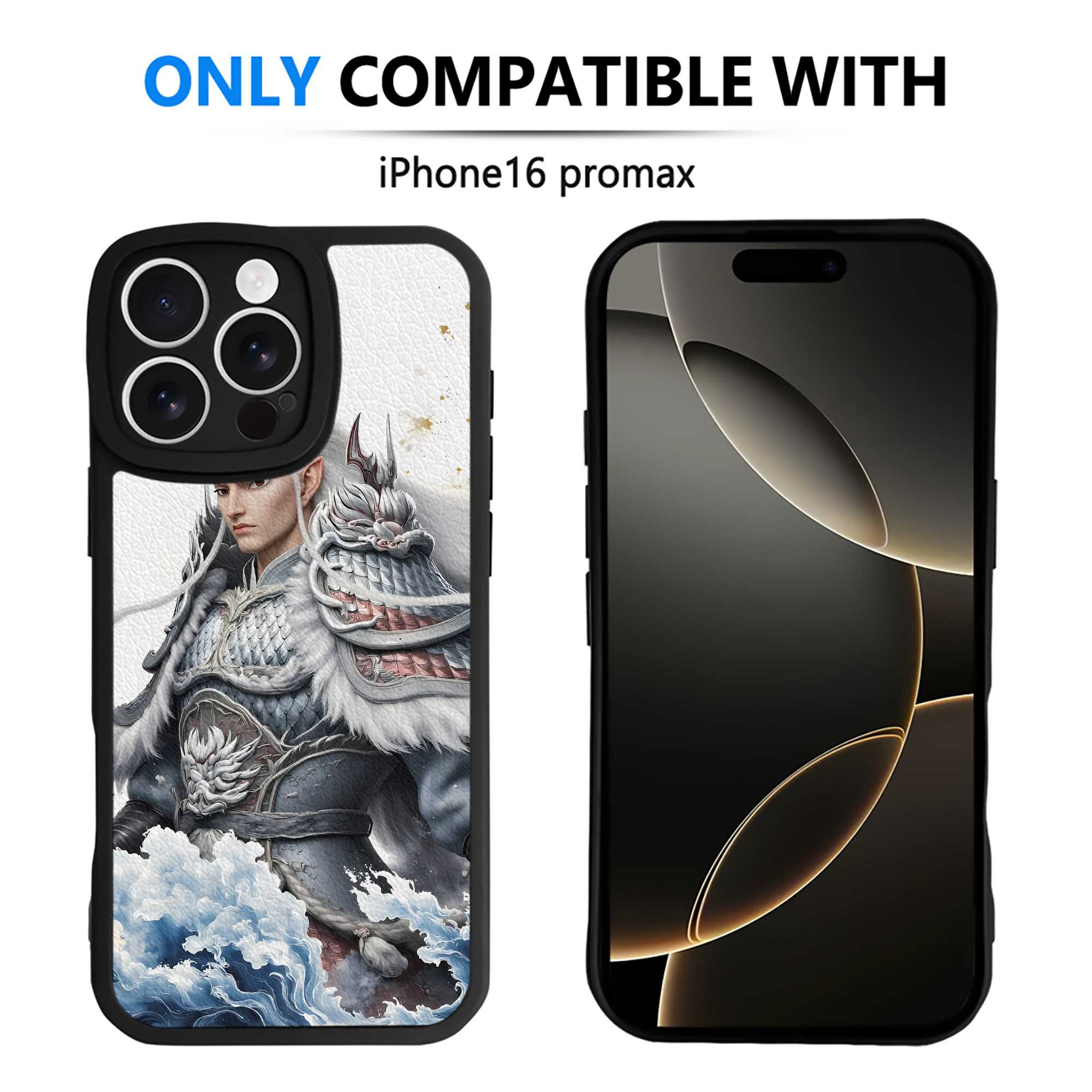 （画像用） Ne Zha 2 ナタ 魔童の大暴れ 【iPhone 16シリーズ対応】シリコンスマホケース（レザー調） 材質：シリコン